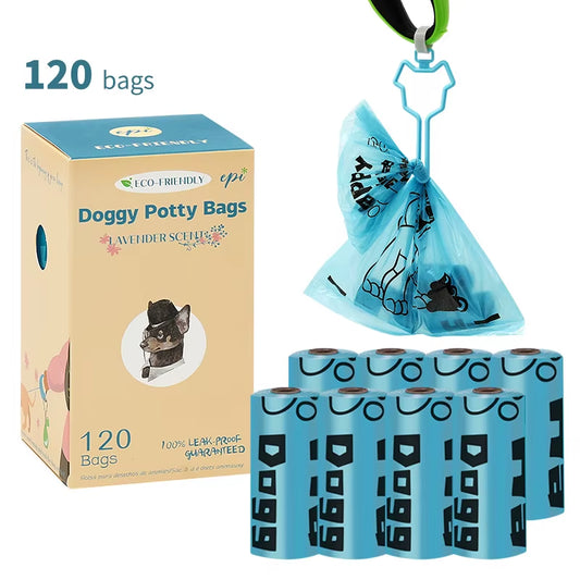 New Dog Poop Bag 15 Bags/ Roll Large Cat Waste Bags Doggie Clean Refill Garbage Bag Dog Poop Bag Dispenser Dog Cat Supplies